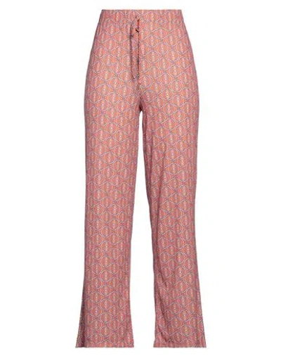 Think Woman Pants Salmon Pink Size 10 Polyamide, Elastane