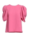 Think Woman Blouse Fuchsia Size Xs Polyester In Pink