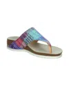 Think Women's Julia Sandals In Electric 9020ek In Multi