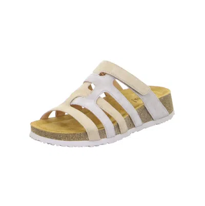 Think Women's Koak Open-toe Mule In Iced Coffee Kombi In Multi