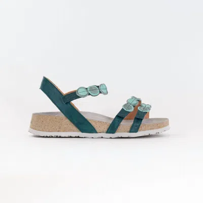 Think Women's Koak Sandal In Atlantic Kombi In Blue