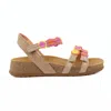 Think Women's Koak Sandals In Beige In Multi