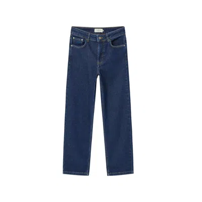 Thinking Mu Blue Dark Clean Denim Nele Pants