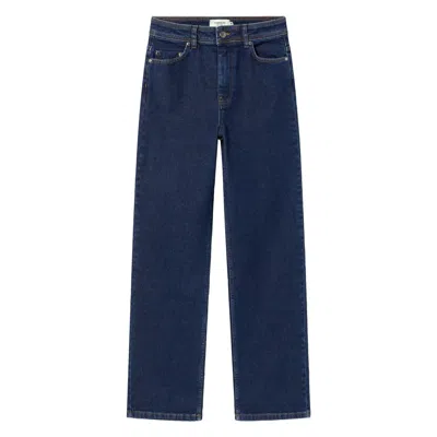 Thinking Mu Blue Dark Clean Denim Theresa Pants