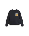 Thinking Mu Blue Straw Camp Leon Sweatshirt In Blue