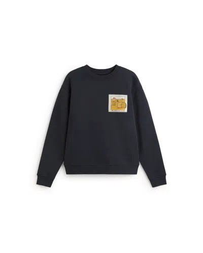 Thinking Mu Blue Straw Camp Leon Sweatshirt
