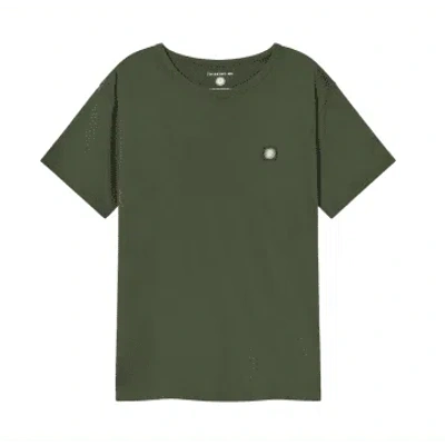 Thinking Mu Coral Sol Bottle Green T-shirt In Pink