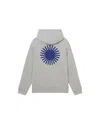Thinking Mu Grey Hooded Sweatshirt Sun Contrast Simon In Grey