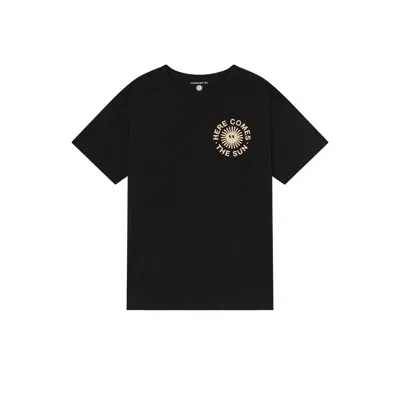 Thinking Mu Men's Black Happy Sun T-shirt