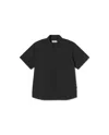 Thinking Mu Men's Black Seersucker Shirt Tom In Black