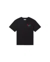 Thinking Mu Men's Black T-shirt Sun Type Aaron In Black