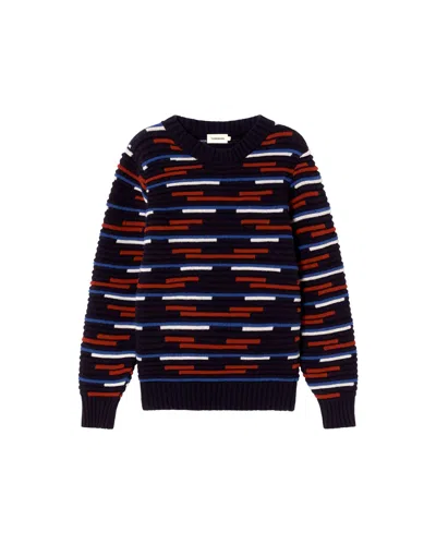 Thinking Mu Men's Black Wool Guiu Sweater