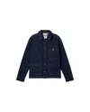 Thinking Mu Men's Blue Chaqueta Dark Clean Denim Gus In Blue