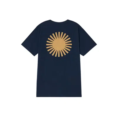 Thinking Mu Men's Blue Navy T-shirt Curry Sol