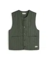 Thinking Mu Men's Green Padded Jon Vest In Green