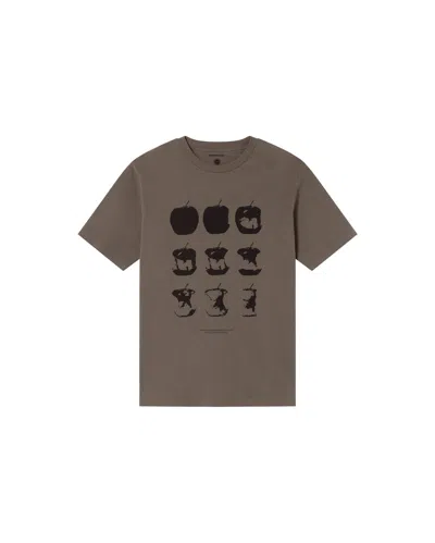 Thinking Mu Men's Grey Apple Zach T-shirt
