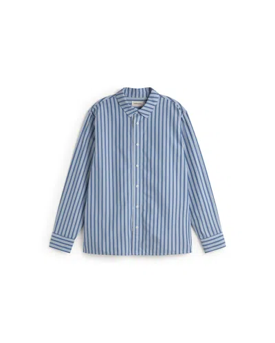 Thinking Mu Men's Jimbo Blue Striped Shirt
