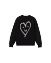 Thinking Mu Men's Khem Black Knitted Sweater In Black