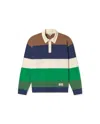Thinking Mu Men's Multicolor Striped Polo Shirt Bob