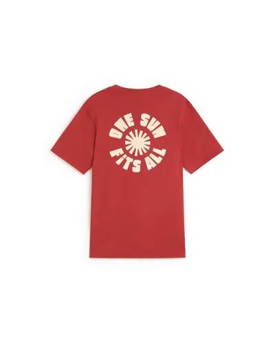 Thinking Mu Men's Red One Sun Zach T-shirt