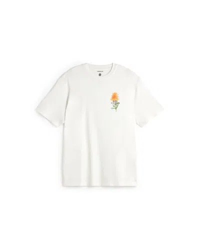 Thinking Mu Men's White Aaron Crayon Flower T-shirt
