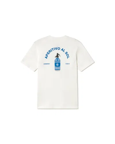 Thinking Mu Men's White Aperitivo T-shirt Zach