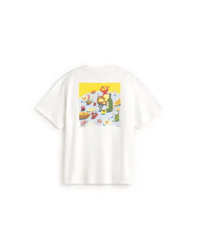 Thinking Mu Men's White Costumbres Aaron T-shirt
