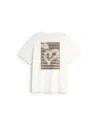 Thinking Mu Men's White Grafitti Aaron R T-shirt In White
