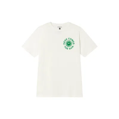 Thinking Mu Men's White Happy Sun T-shirt