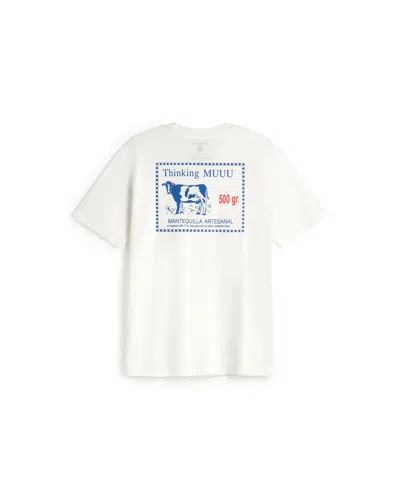 Thinking Mu Men's White Mantega Zach T-shirt