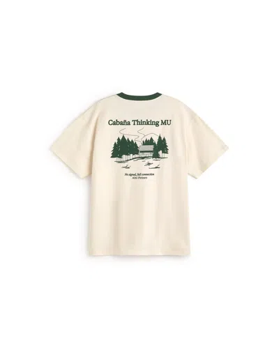 Thinking Mu Men's White Pirineo Aaron T-shirt