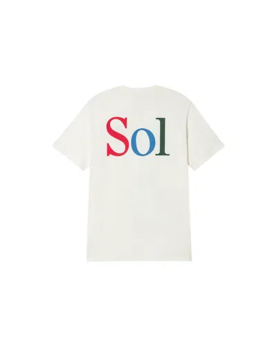 Thinking Mu Men's White T-shirt Sun Type Aaron