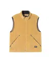 Thinking Mu Men's Yellow Fleece Craig Vest In Yellow