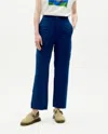Thinking Mu Seersucker Mariam Pants In Navy