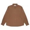 Thinking Mu Shirt ml Man  Otter Hemp Brown In Brown