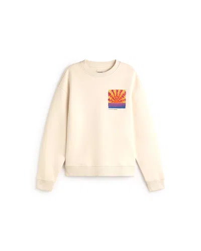 Thinking Mu White Blaze Leon Sweatshirt