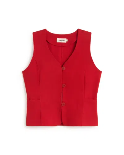 Thinking Mu Women's Alisa Red Vest