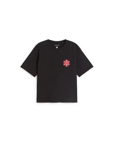 Thinking Mu Women's Black Patched Sunny Lucia T-shirt