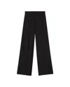 Thinking Mu Women's Black Pleated Maro Pants In Black