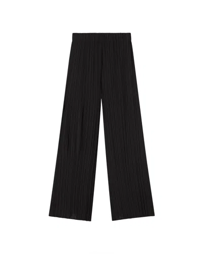 Thinking Mu Women's Black Pleated Maro Pants