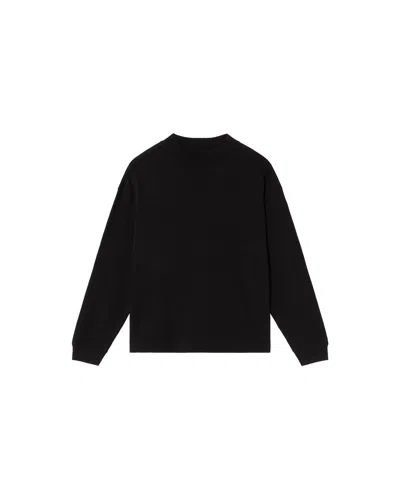 Thinking Mu Women's Black Thick Hemp Freire T-shirt