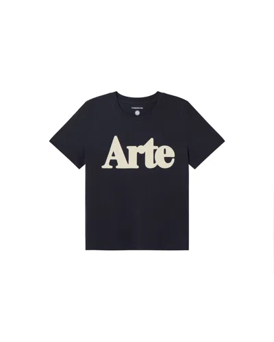 Thinking Mu Women's Blue Art Navy Ida T-shirt