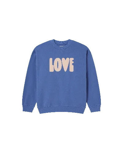 Thinking Mu Women's Blue Love Sweatshirt