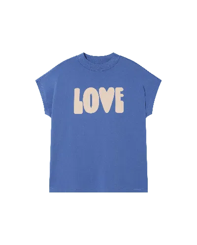 Thinking Mu Women's Blue Love Volta T-shirt