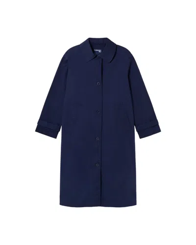 Thinking Mu Women's Blue Navy Oversize Macarena Jacket