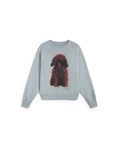 Thinking Mu Women's Blue Pet Bonnie Sweatshirt