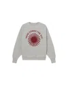 Thinking Mu Women's Bonnie Grey Retro Sun Sweatshirt In Grey