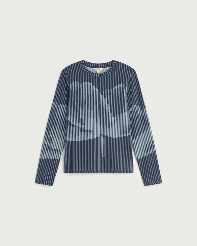 Thinking Mu Women's Brisa Blue Lotus Top