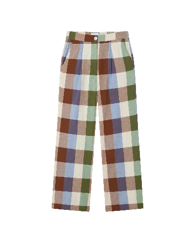 Thinking Mu Women's Brown Multicolor Manolita Pants