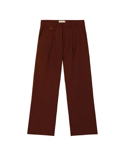 Thinking Mu Women's Brown Pat Pants